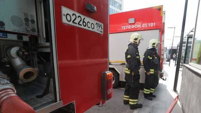 Пожар произошел в клинике психотерапии в Москве