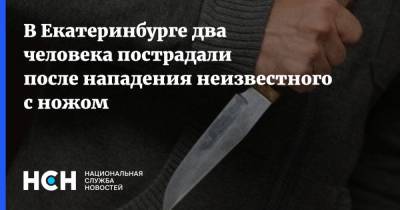 В Екатеринбурге два человека пострадали после нападения неизвестного с ножом