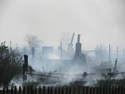 В поселке на Южном Урале горят 63 дома