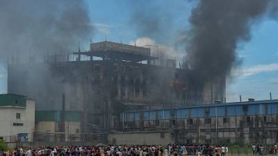 Пожар на заводе в Бангладеш. Есть жертвы