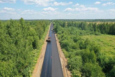 В Тверской области подходит к концу ремонт на кратчайшей дороге из Твери в Кимры