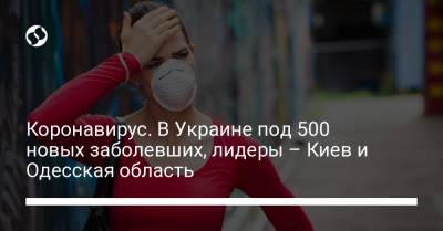 Коронавирус. В Украине под 500 новых заболевших, лидеры – Киев и Одесская область