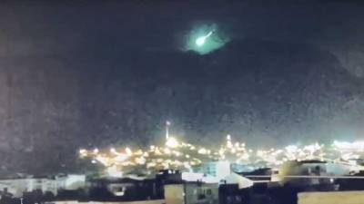 В охваченной пожарами Турции упал метеорит