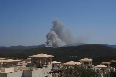 Около 100 российских туристов эвакуированы из турецкого Бодрума из-за пожара