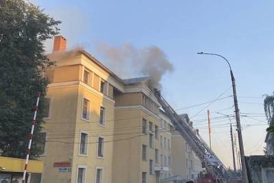 Пожарные ликвидировали открытое горение в общежитии медуниверситета в Нижнем Новгороде