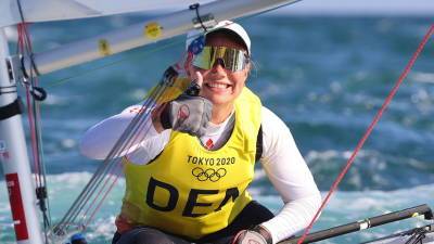 Яхтсменка Риндом завоевала золото ОИ в классе «Лазер Радиал»