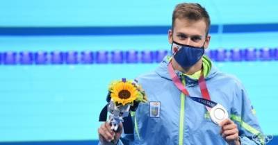 Первое &quot;серебро&quot; Украины на Олипиаде-2020: пловец Романчук стал серебряным призером Игр