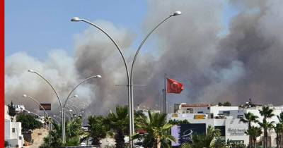В районе турецкого Бодрума потушили пожар, из-за которого объявляли эвакуацию