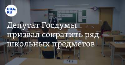Депутат Госдумы призвал сократить ряд школьных предметов