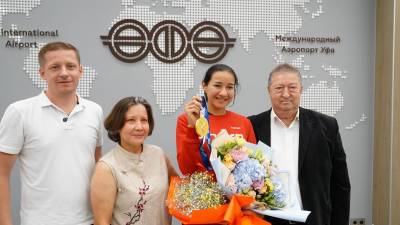 В Башкирию вернулась олимпийская чемпионка Аделина Загидуллина