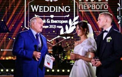 Лукашенко выдал замуж свою старшую внучку (фото)