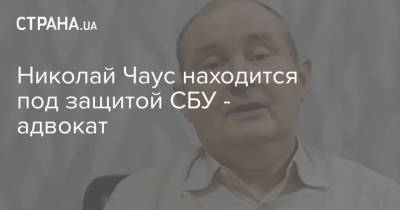 Николай Чаус находится под защитой СБУ - адвокат