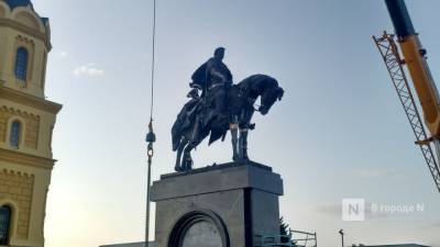 Памятник Александру Невскому в Нижнем Новгороде официально откроют в августе