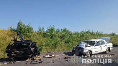 На трассе Подольск - Балта столкнулись два авто: «Волга» разорвала ВАЗ пополам