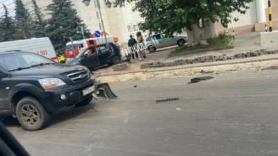 2-летний ребенок пострадал в ДТП в Курске