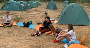 Защитники Волго-Ахтубинской поймы разбили палаточный лагерь