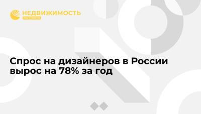 Спрос на дизайнеров в России вырос на 78% за год