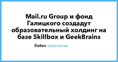 Mail.ru Group и фонд Галицкого создадут образовательный холдинг на базе Skillbox и GeekBrains