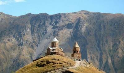 Гергетская Святая Троица — храм в горах Грузии