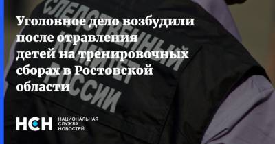Уголовное дело возбудили после отравления детей на тренировочных сборах в Ростовской области