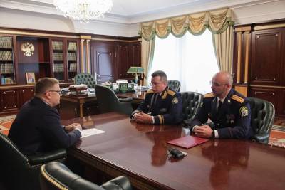 Текслер пообещал стать «соратником» нового главного следователя Челябинской области