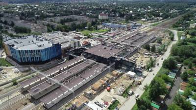Реконструкцию станции "Апрелевка" будущего МЦД-4 завершат в сентябре