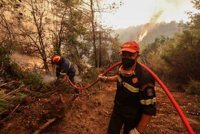 Греки отказались эвакуироваться из охваченных пожаром деревень