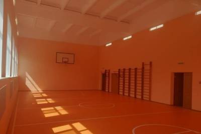 В сельских школах Тамбовской области завершается ремонт спортзалов