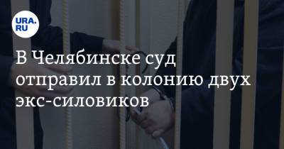 В Челябинске суд отправил в колонию двух экс-силовиков