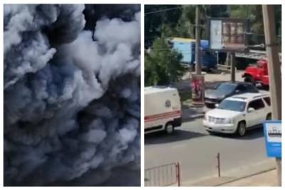 В Аркадии загорелась гостиница, съехались медики и спасатели: видео ЧП из Одессы