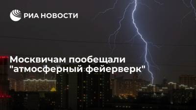Синоптик Тишковец: в Москве ночью ожидается атмосферный фейерверк с грозами и зарницами
