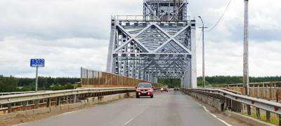 Движение на трассе «Кола» вновь встанет из-за разводки моста