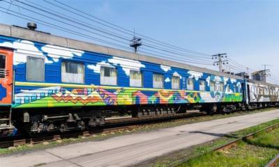 Встречайте: в Одессу прибудет первый в Европе арт-поезд (фото)