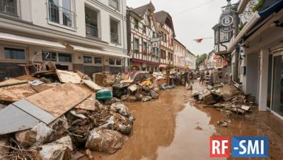 Объем помощи пострадавшим от наводнения регионам ФРГ составит около €30 млрд
