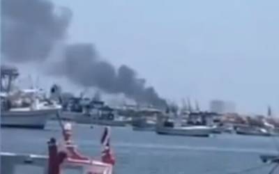 В порту сирийской Латакии атакован иранский корабль