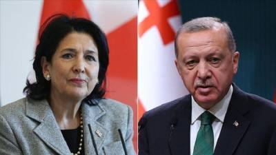 Эрдоган и Зурабишвили обсудили двусторонние связи