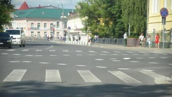 Первая в Вологде диагональная разметка нанесена на перекрестке ул. Козленская и М. Ульяновой