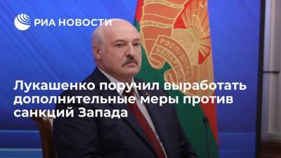 Президент Белоруссии Лукашенко поручил правительству выработать меры против новых санкций Запада