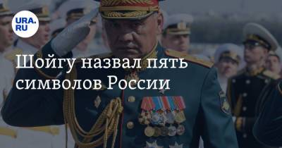 Шойгу назвал пять символов России