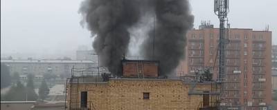 В Красноярске из-за пожара эвакуировали людей из здания телеканала «Афонтово»