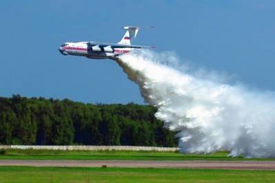 Второй российский Ил-76 прибыл в Грецию для тушения природных пожаров