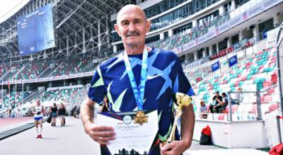 72-летний житель Чувашии установил мировой рекорд по спортивной ходьбе