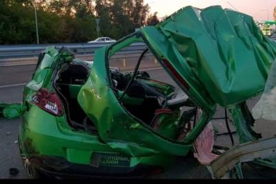 В Уфе 21-летний пассажир погиб в страшной аварии