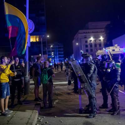 Полиция Литвы разогнала от протестующих против ограничения прав непривитых