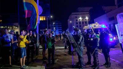 В связи с беспорядками у здания Сейма Литвы задержаны 26 человек