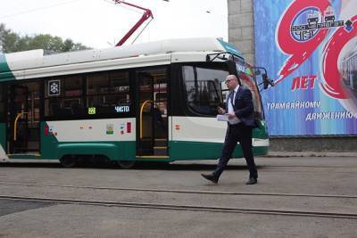 В Челябинск прибыли еще восемь новых трамваев, которые в сентябре выйдут на линию
