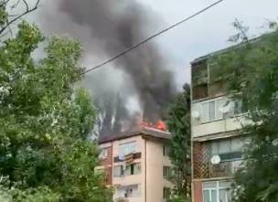 В Махачкале из горящей многоэтажки эвакуировали 120 жителей