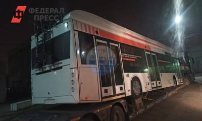В Челябинск привезли на обкатку новый троллейбус