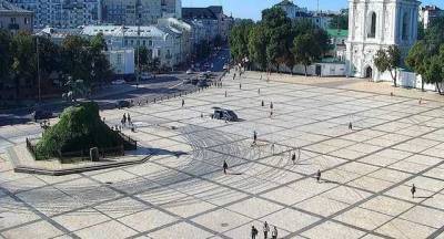 Как выглядит Софийская площадь в Киеве после дрифта