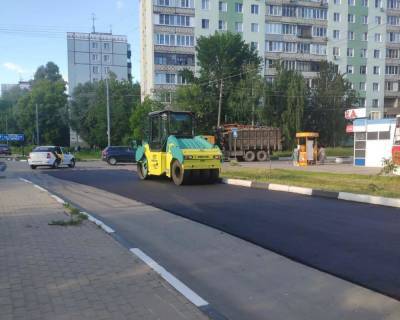 Дороги и тротуары у двух домов на проспекте Ленина отремонтировали